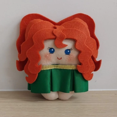 Dente Merida em feltro