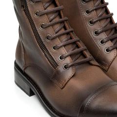 BRIGHTON CUERO MARRON C/CIERRE