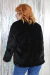 Casaco de Pelo Preto Classic Diva - comprar online