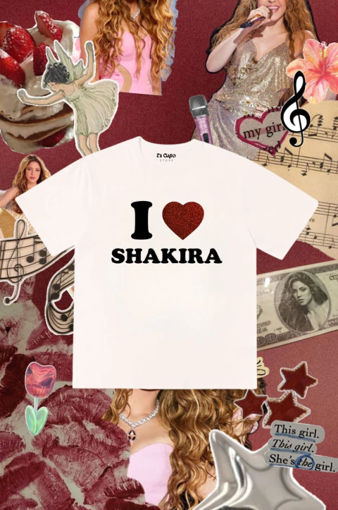 Camiseta I Love Shakira