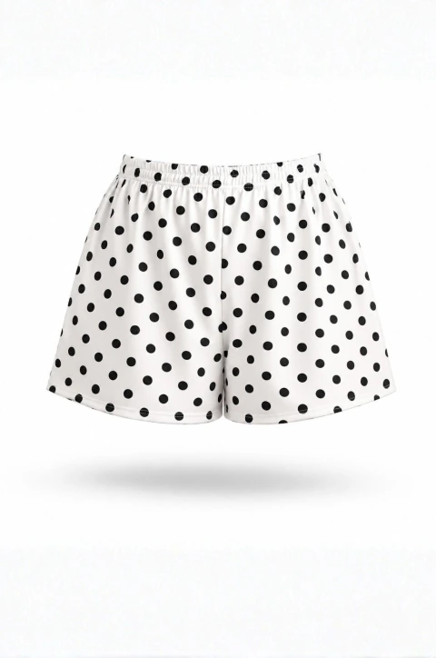 Shorts Poá Branco Ana Maria