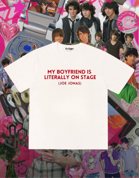 Camiseta Jonas Brothers My Boy Friend