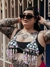 Top Triangulo Body Chain Mermaid na internet