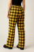 Calça Xadrez Amarela Cher - loja online