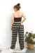 Calça Xadrez Preta Lorien na internet