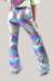 Calça Wide Leg Metalica Rainbow - comprar online