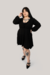 Vestido Bufante Preto Rachel - comprar online
