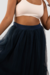 Saia de Tule Midi Cake Azul Profundo - comprar online