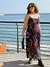 Vestido Floral Firenze Preto - PRÉ VENDA