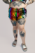 Shorts Arco Iris Hot Pant Paete - comprar online