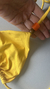 Top Cortininha Amarelo Sun com Pedraria na internet