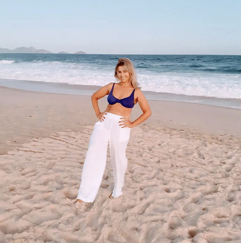Calça reta