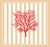 Lenço Listras/coral - comprar online