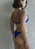 Calcinha Tira fina Azul Klein - comprar online
