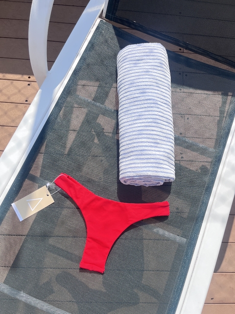Calcinha Asa delta Fio duplo Vermelho - comprar online