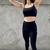 Top duplo Cropped Preto