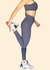 Imagem do Kit Legging + Top Duplo Costas Nuas Grafite