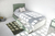 Cama de 1 plaza con respaldo - comprar online