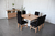 Mesa comedor Paraiso + 6 Sillas Vestidas Reforzadas Black