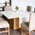 Combo Mesa comedor + 6 Sillas Vestidas Reforzadas