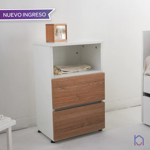 Mesa de luz: 2 cajones