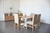 Mesa Comedor Paraíso + 6 Sillas Vestidas Reforzadas Camel - Jmi Tienda de Muebles