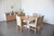 Mesa Comedor Paraíso + 6 Sillas Vestidas Reforzadas Camel - tienda online