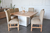 Mesa Comedor Paraíso + 6 Sillas Vestidas Reforzadas Camel - comprar online