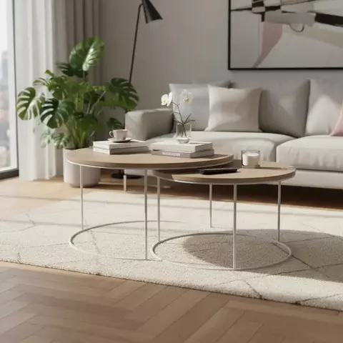 Mesas de apoyo - Set circular