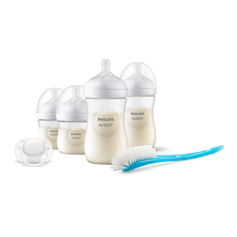 Philips Avent Set de Mamaderas Natural Response x4 + cepillo + chupete 838/11