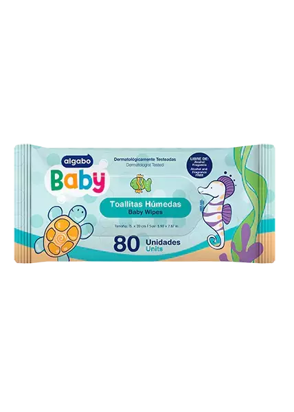 Baby Toallitas Húmedas 80 unidades Algabo