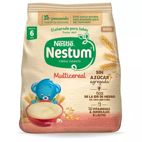 Nestle Nestum Cereal Infantil En Polvo Sabor Multi Cereal X225g - comprar online