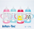 Mamadera boca ancha con valvula +3M 300ml Infantec cod.1278
