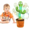 Peluche Cactus Iluminoso Baila Canta Y Repite Voz Juguete