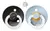Chupetes con tetina de LATEX 6-18m Bibs Night Set x2