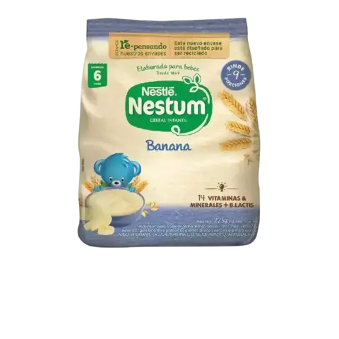 Nestle Nestum Cereal Infantil En Polvo Sabor Banana X225g - comprar online