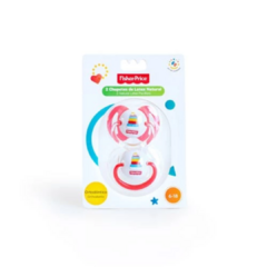 Chupetes Latex Con Tetina Ortodontica Fisher Price 06-18m x2u cod.3220 - comprar online