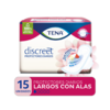 Protectores Diarios Tena Discreet Largo Con Alas X15un