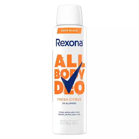 Desodorante Rexona All Body Deo Fresh Citrus 150ml Cod.DOAN49862 - comprar online