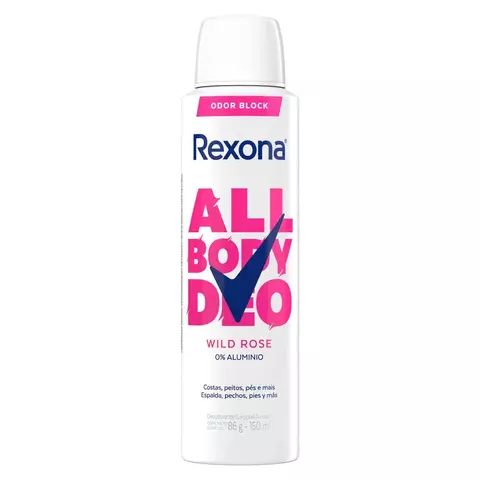 Desodorante Rexona All Body Deo Wild Rose x150ml Cod.DOAN49861 - comprar online