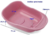 Bañera Plástica Grande Con Tapón De Desagote De 34 L cod.KU BP-20 - comprar online
