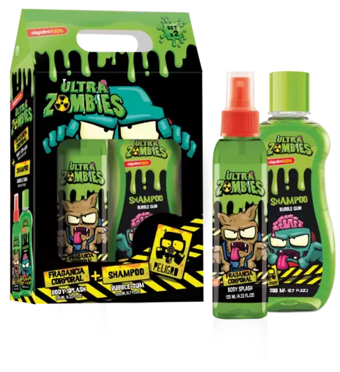 Algabo ZOMBIES set Body Splash x125 ml +Shampoo x200ml