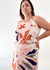 Vestido Rosa Claro com Estampa Floral - Tam.G na internet