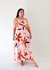 Vestido Rosa Claro com Estampa Floral - Tam.G - loja online
