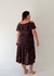 Vestido Transpassado Estampado - Tam.G - loja online