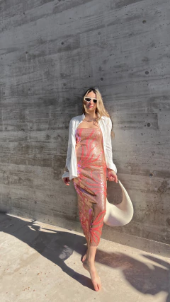 Vestido strapless Comte