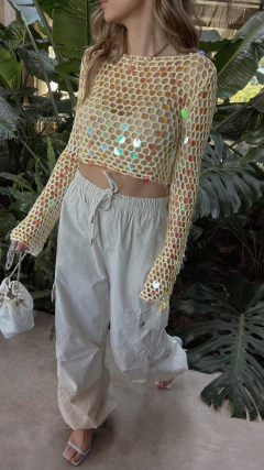 Pantalón cargo parachute Lovina - tienda online