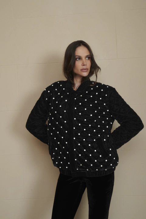 JAQUETA PUFFER NORA VELUDO