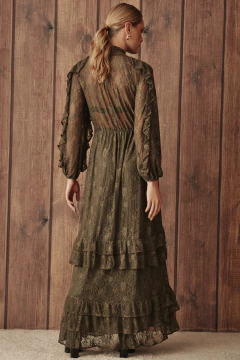 VESTIDO RAVENA RENDA LONGO COM TOP - comprar online