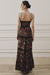 VESTIDO HALLIE DEVORE ESTAMPADO LONGO na internet